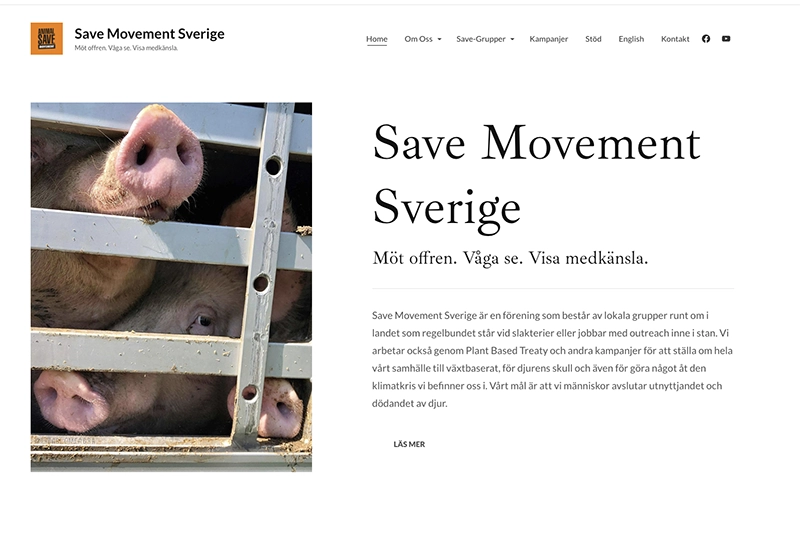 Save Movement website